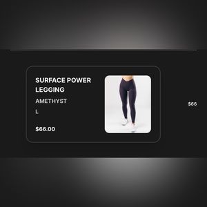 Alphalete Surface Power Legging - Amethyst